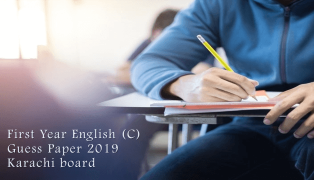 1st year english guess paper 2019 karachi board (Compulsory)