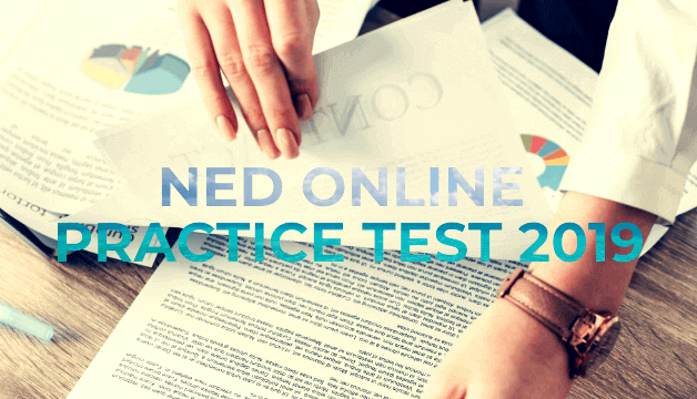 NED University Online Entrance Practice Test 2019