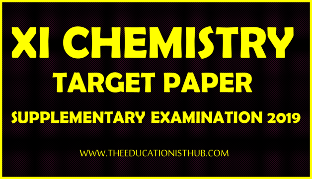 1st Year Chemistry Supply Guess Paper 2019 Karachi Board (BIEK)