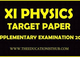 1st Year Physics Supply Guess Paper 2019 Karachi Board (BIEK)