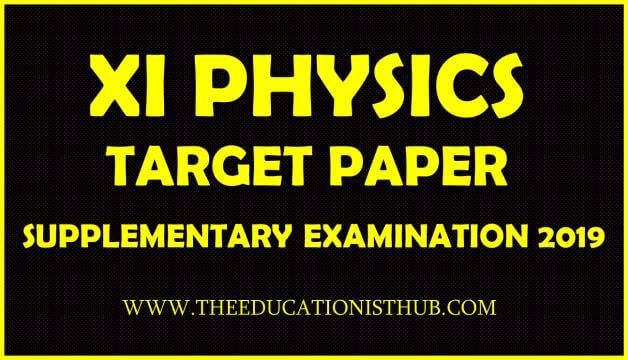 1st Year Physics Supply Guess Paper 2019 Karachi Board (BIEK)