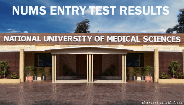 NUMS Result 2020 for MBBS BDS