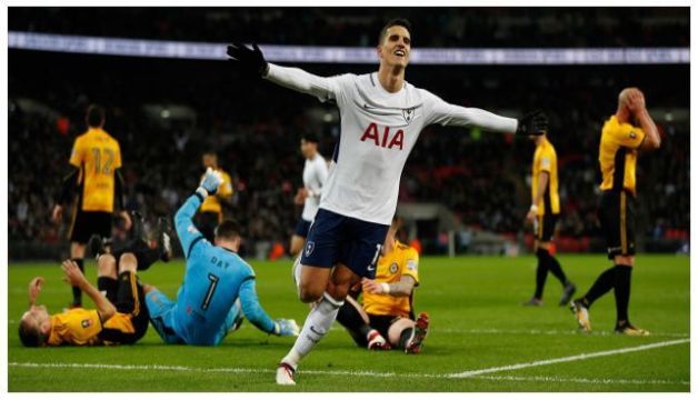 Tottenham's Erik Lamela Scores Goal Of The Year With Rabona (Arsenal vs Tottenham) #ARSTOT