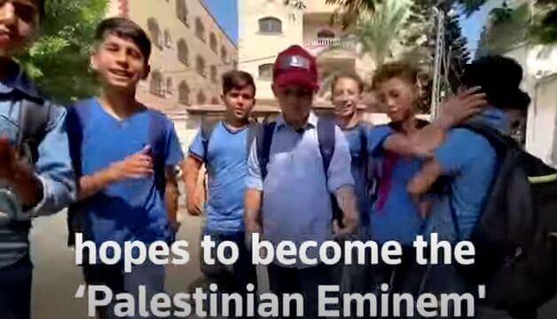 11 year old Palestinian boy GOES VIRAL through rap and uses music to share life in Gaza