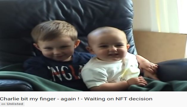 'Charlie Bit My Finger' Video to Be Deleted From YouTube Forever After Selling at NFT Auction for $760,999