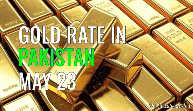 Latest Gold Rate in Pakistan Today 23rd May 2021