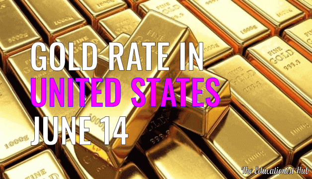 Gold Price Today in United States (USA), 14th June 2021