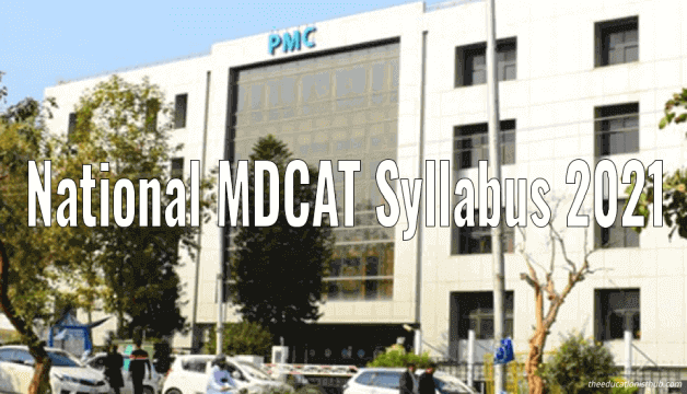 National MDCAT Syllabus 2021 by PMC (PDF Download)
