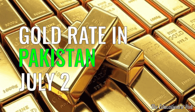 Gold Rate in Pakistan Today 2nd July 2021