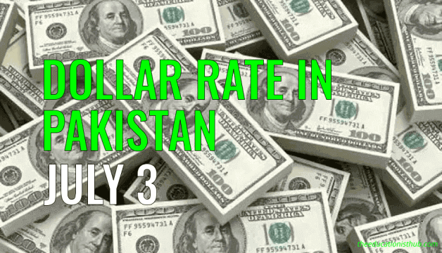 US Dollar Rate in Pakistan Today 3rd July 2021