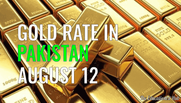 Gold Rate in Pakistan Today 12th August 2021