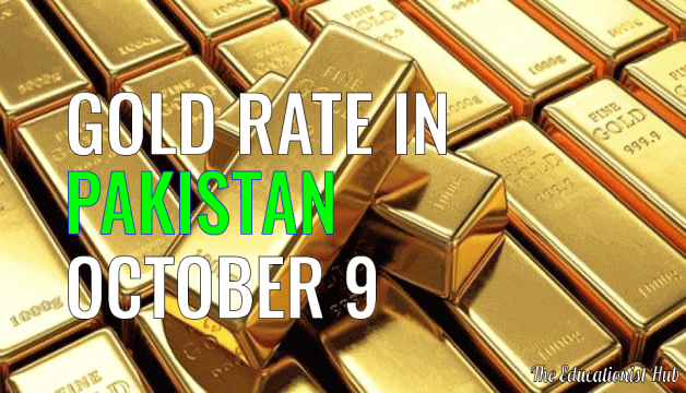 Gold Rate in Pakistan Today 9th October 2021