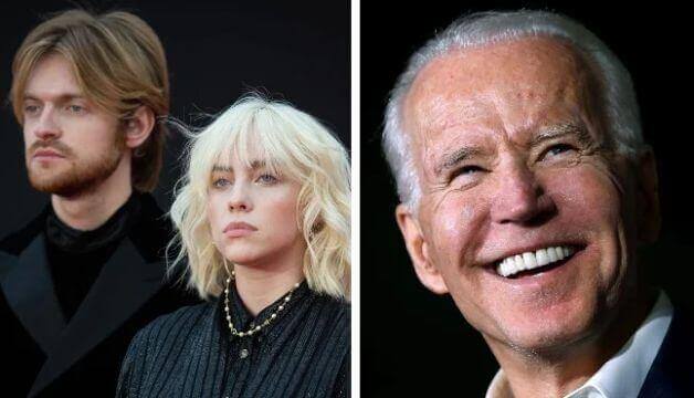 Billie Eilish and Finneas meet 'fanatical' President Joe Biden