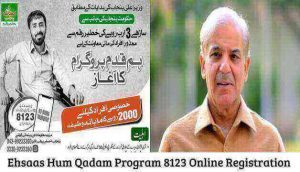 Ehsaas Hum Qadam Program 8123 Online Registration Check