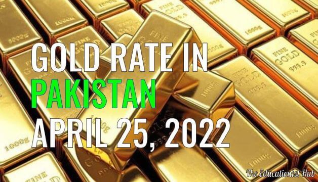 Gold Rate in Pakistan Today 25th April 2022