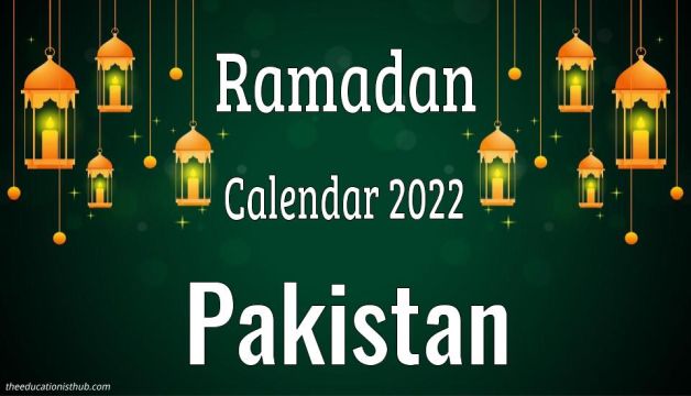 Ramadan Calendar 2024 Pakistan PDF