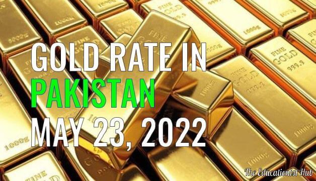 Gold Rate in Pakistan Today 23rd May 2022