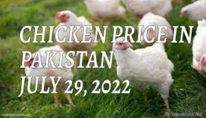 Chicken Price in Pakistan Today 29th July 2022 Per Kg