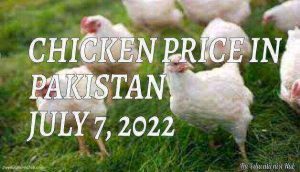 Chicken Price in Pakistan Today 7th July 2022 Per Kg