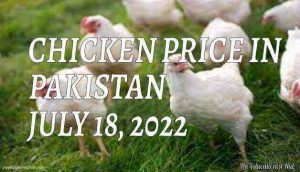 Latest Chicken Price in Pakistan Today 18th July 2022 Per Kg