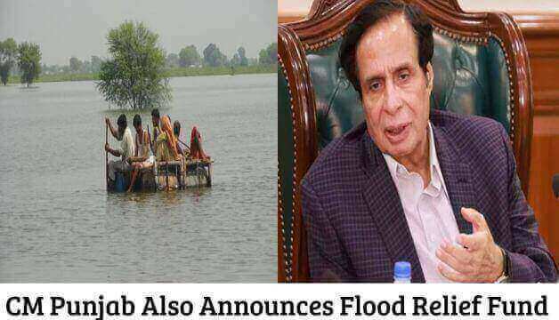 CM Punjab Also Announces Flood Relief Fund Imran Khan