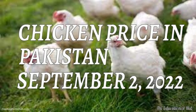 Latest Chicken Price in Pakistan Today 2nd September 2022 Per Kg