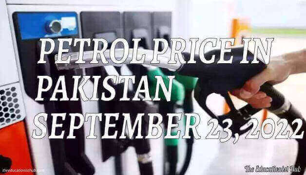 Petrol Price in Pakistan Today 23rd September 2022