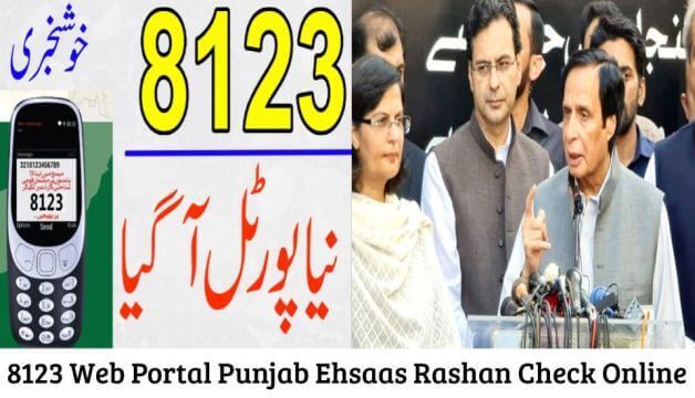 8123 Web Portal Punjab Ehsaas Rashan Check Online 2024
