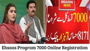 Ehsaas Program 7000 Online Registration CNIC Check NADRA Gov PK 2022