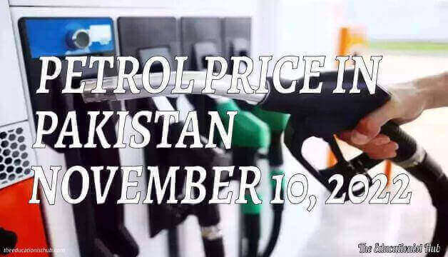 Petrol Price in Pakistan Today 10th November 2022