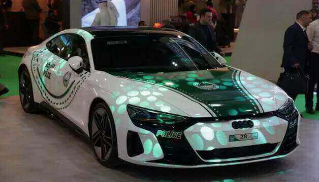 Audi RS e-Tron GT Joins Dubai Police Fleet