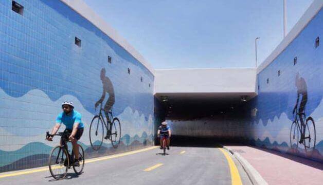 Dubai Presents Bicycle Tunnel With A Capacity For 800 Bikes Per Hour