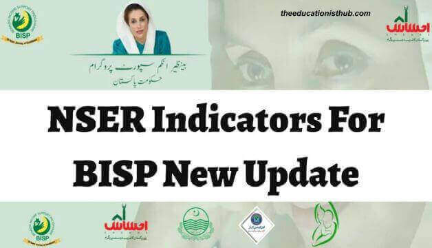 NSER Indicators For BISP New Update February 2024