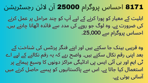 Check CNIC Number Ehsaas Program 25000 Cash Payment