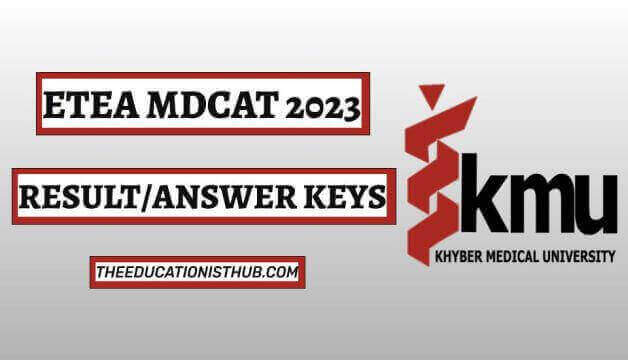 ETEA MDCAT Answer Keys 2023