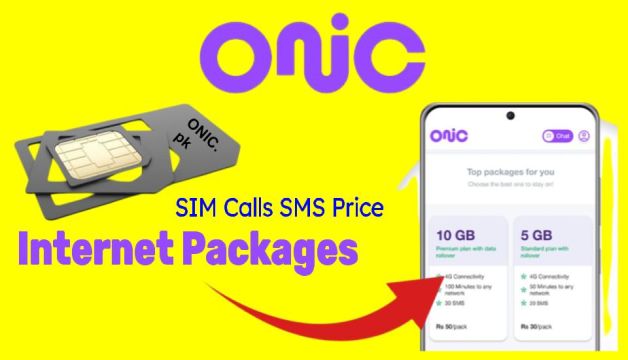 Onic SIM Packages Internet Calls and SMS