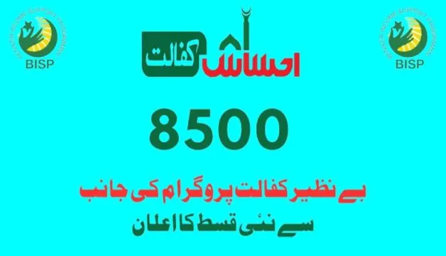 Benazir Kafalat 8500 Check Online Cnic