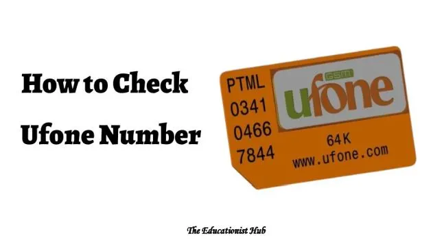 How to Check Ufone Number Pakistan Online