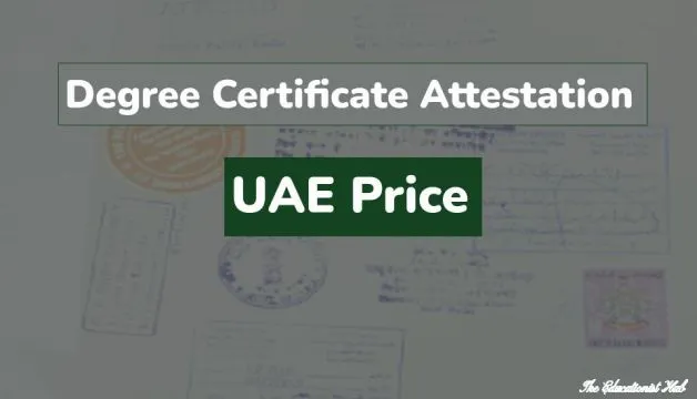 Dubai Documents Attestation Fee