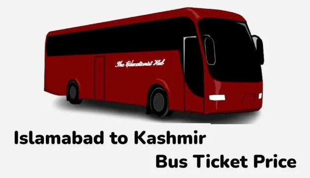 Islamabad to Azad Kashmir Bus Ticket Price List