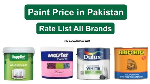 Paint Prices in Pakistan rate list