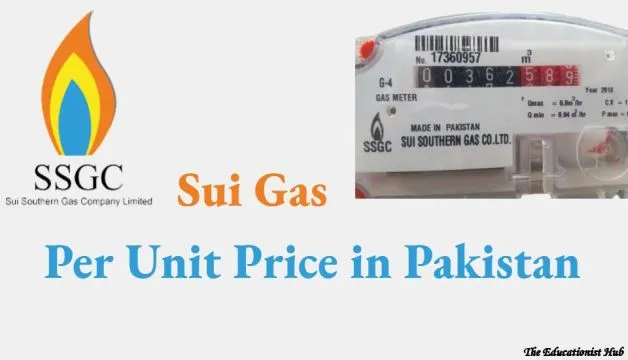 SSGC 1 Unit Rate Pakistan