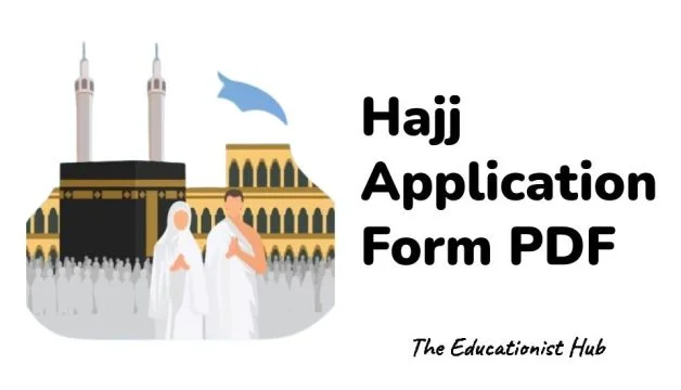 Hajj Application Form 2024 Download