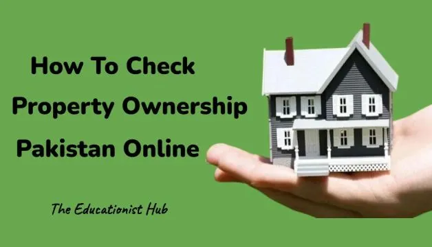 How to Check Property Ownership Through CNIC Pakistan Online