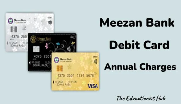 Meezan Bank Debit Card Annual Charges List