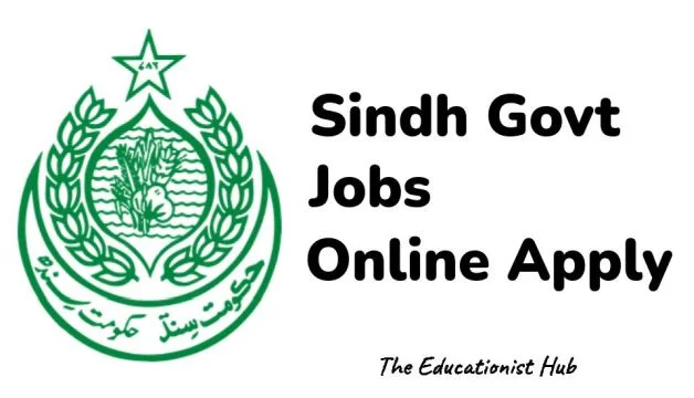 Sindh Govt Jobs 2024 Online Apply