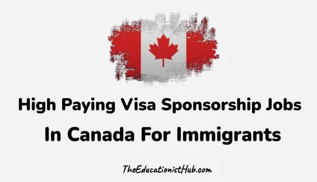 High Paying Jobs in Canada for Immigrants