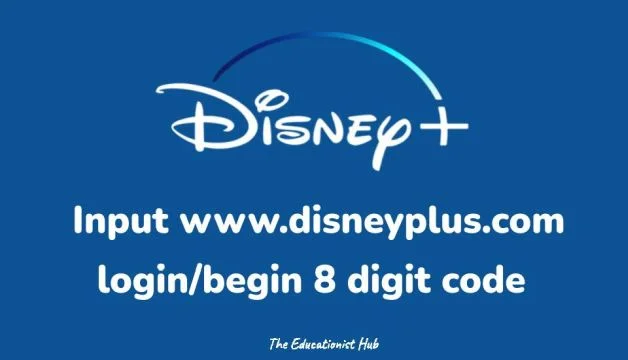 How to input my www.disneyplus.com loginbegin 8 digit code tv