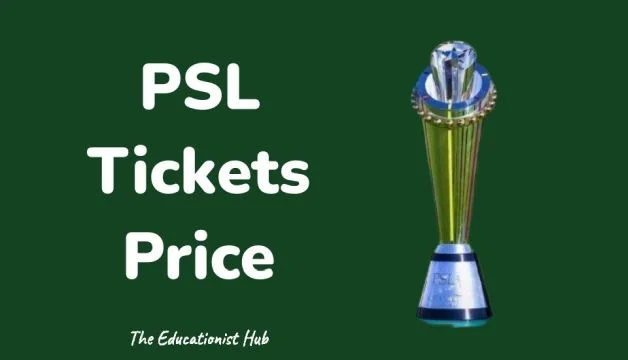 PSL 2024 Tickets Price