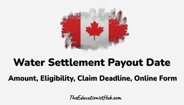 Water Settlement Payout Date
